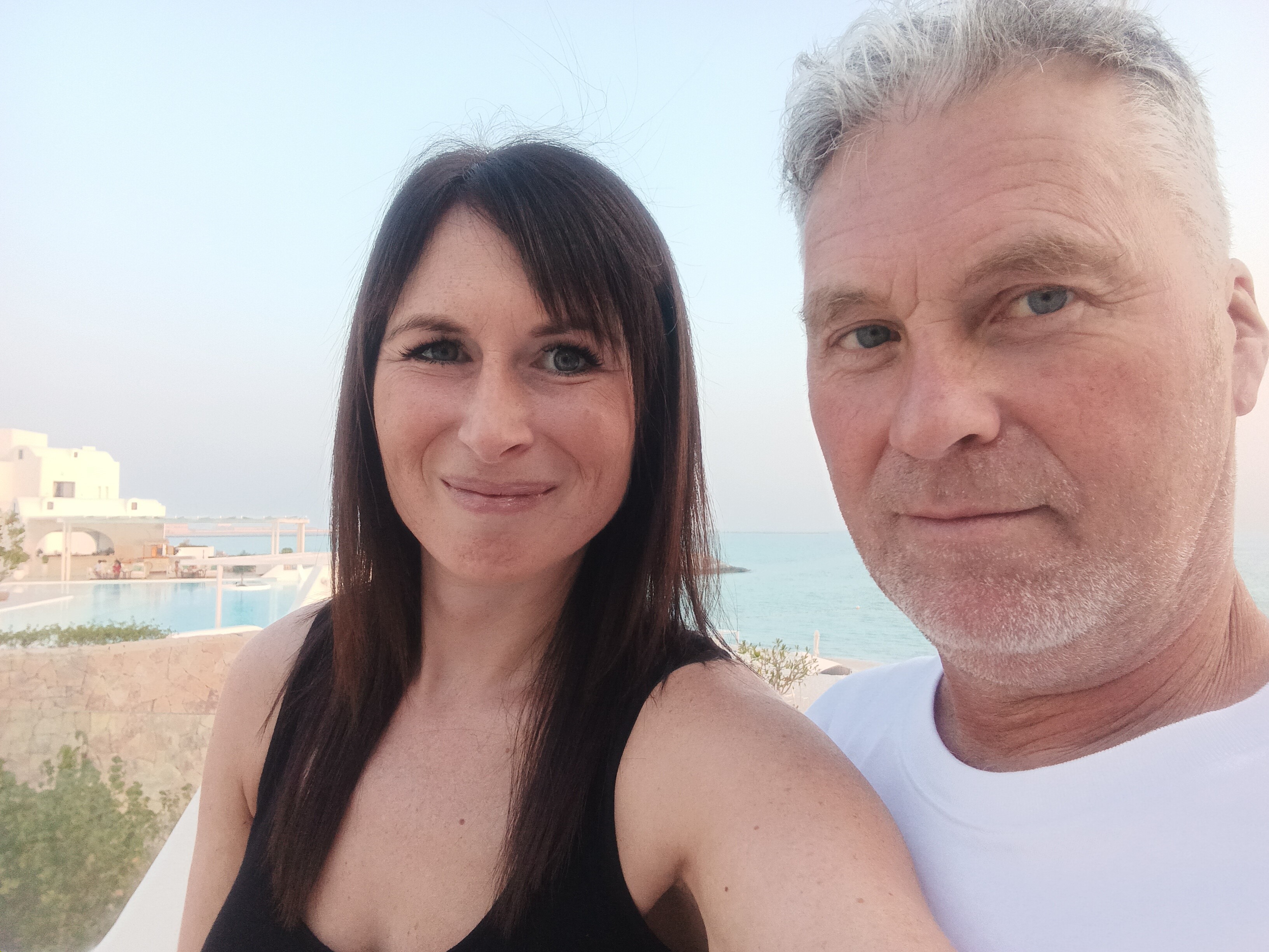 Yvette and Andrew on holiday